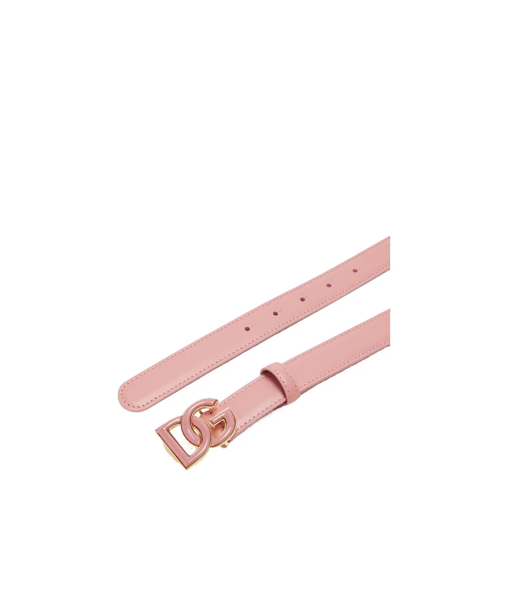 Dg Logo Plaque Buckle Belt