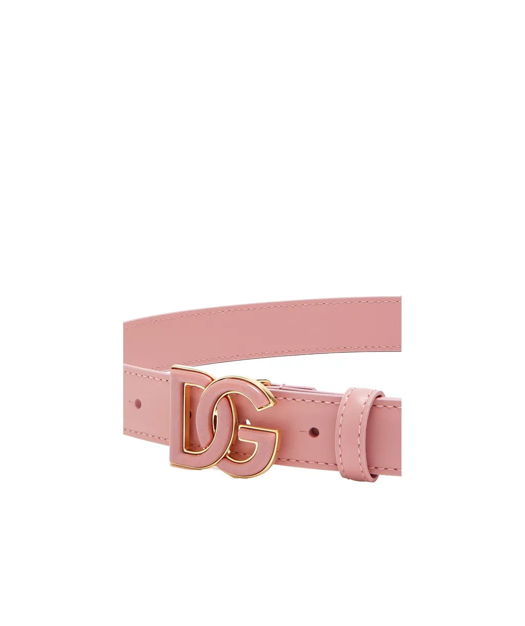 Dg Logo Plaque Buckle Belt
