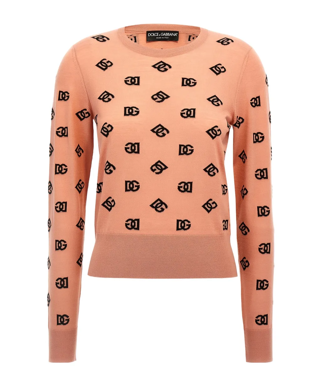 Dg Logo Jacquard Jumper