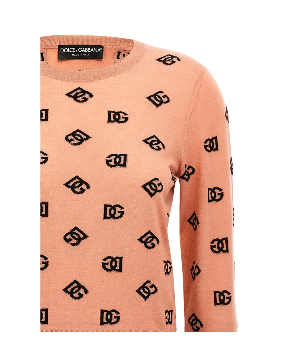 Dg Logo Jacquard Jumper