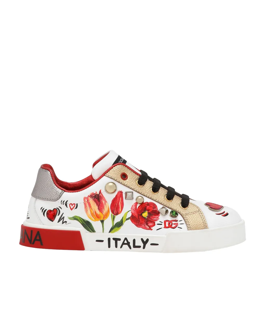 Printed Portofino Light Low-Top Sneakers