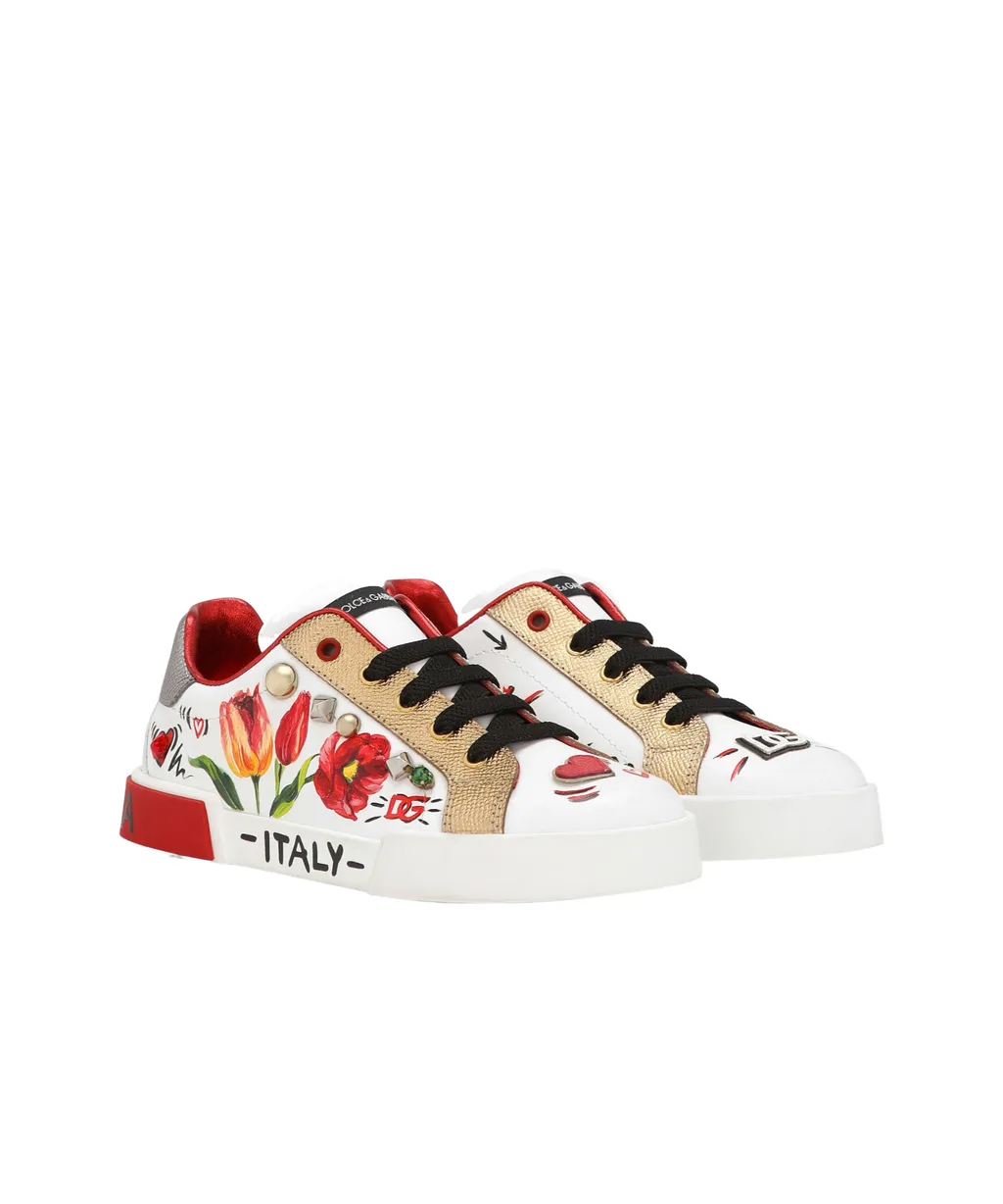 Printed Portofino Light Low-Top Sneakers