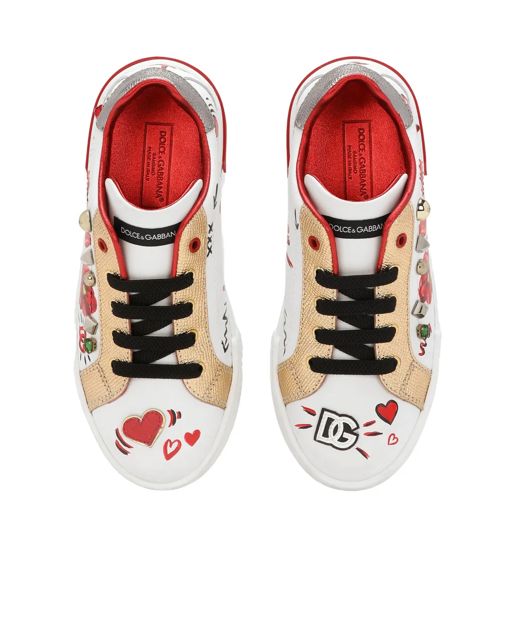 Printed Portofino Light Low-Top Sneakers