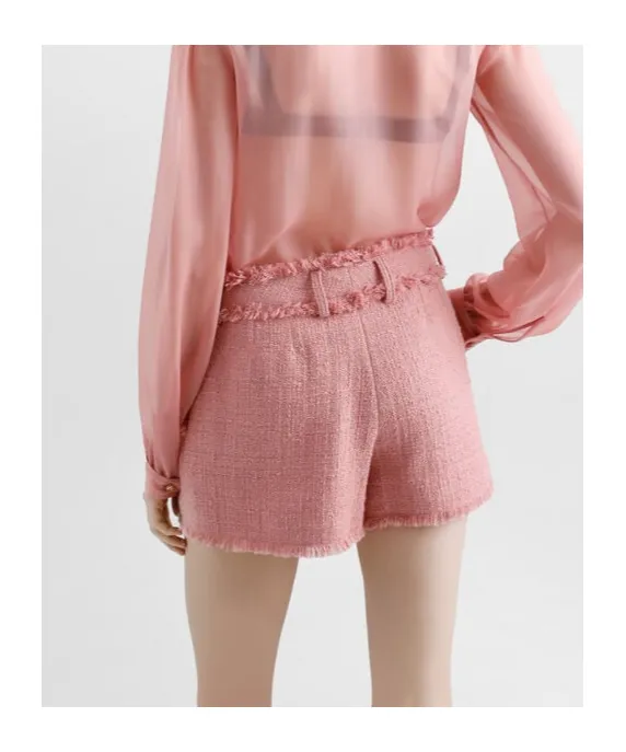 Raschel Tweed Shorts