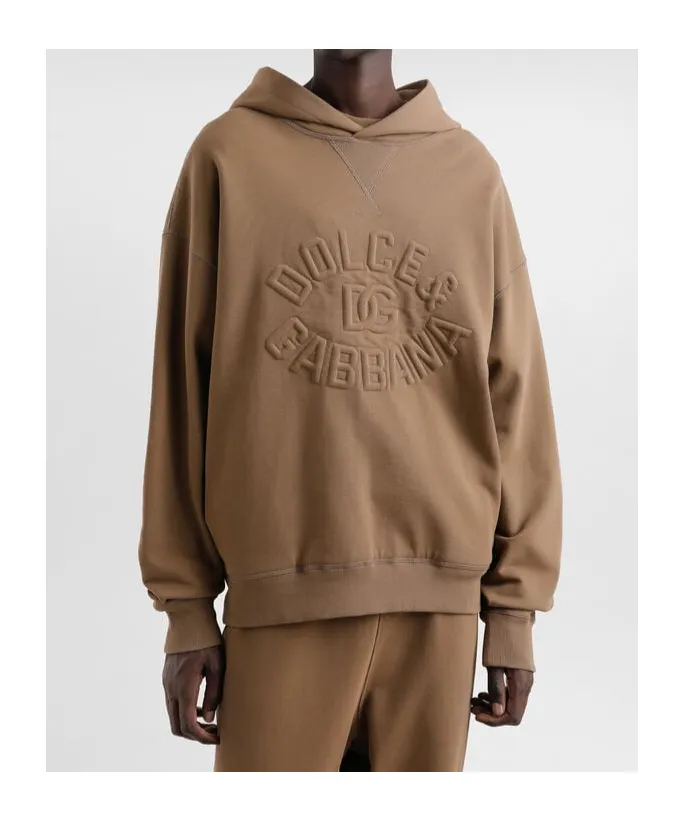 Logo Embossed Oversize Hoodie