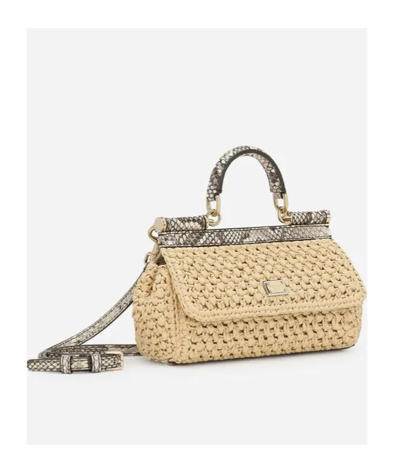 Small Sicily Logo Plaque Handbag