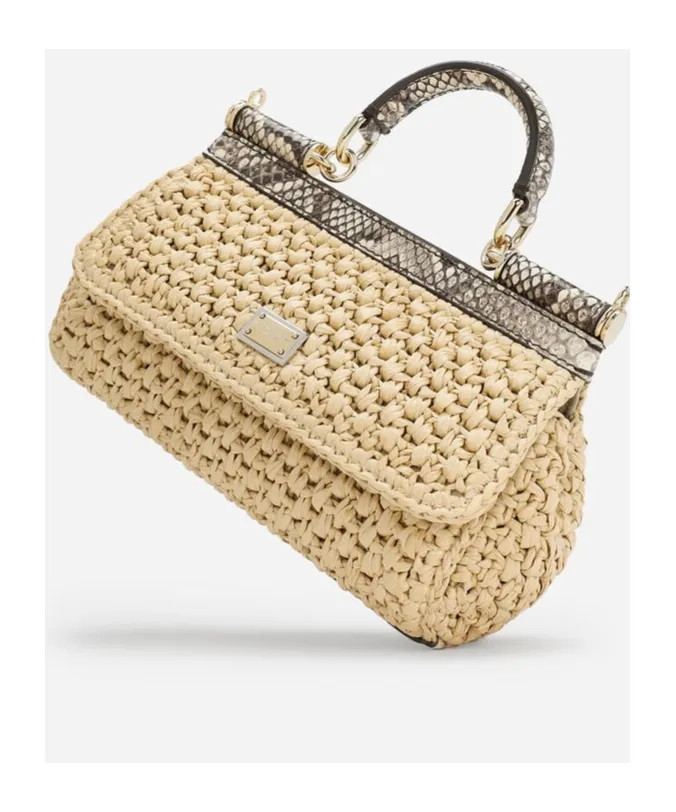 Small Sicily Logo Plaque Handbag