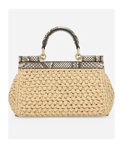 Small Sicily Logo Plaque Handbag