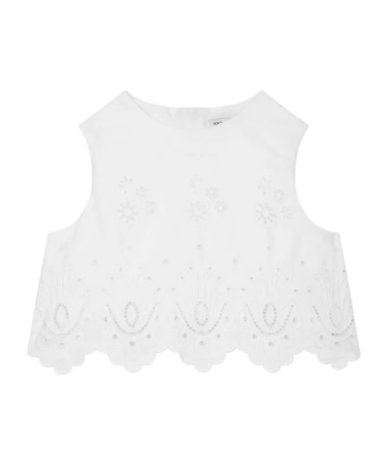 Broderie Anglaise Top