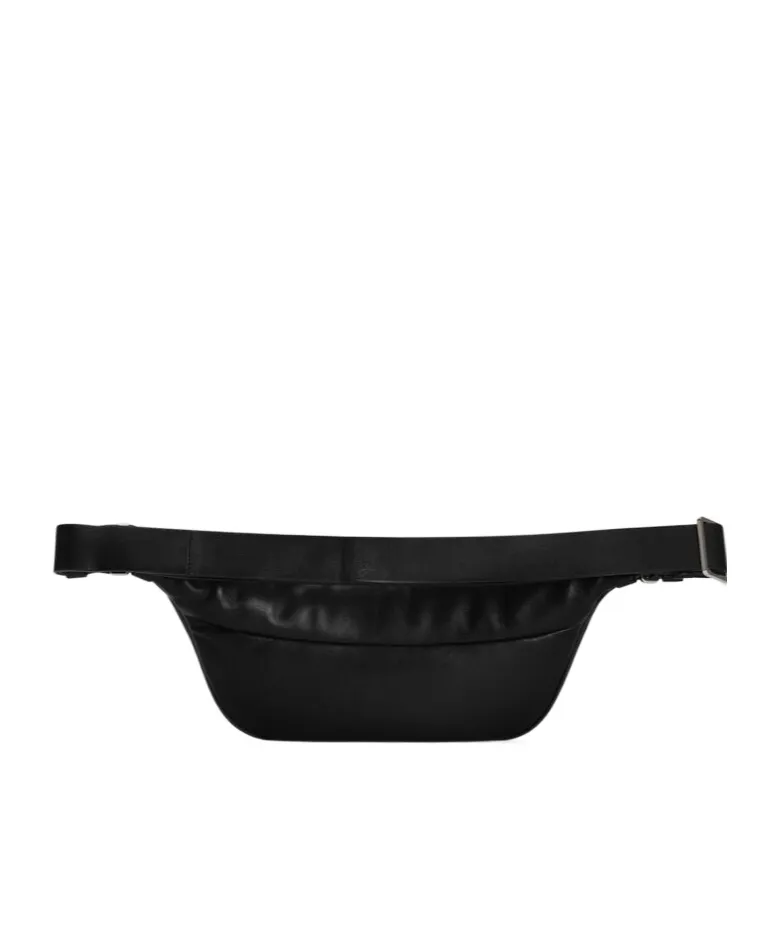 Logo Printed Zipped Belt Bag