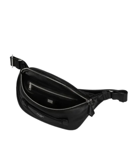 Logo Printed Zipped Belt Bag