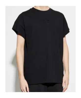 Logo Embossed Crewneck T-Shirt