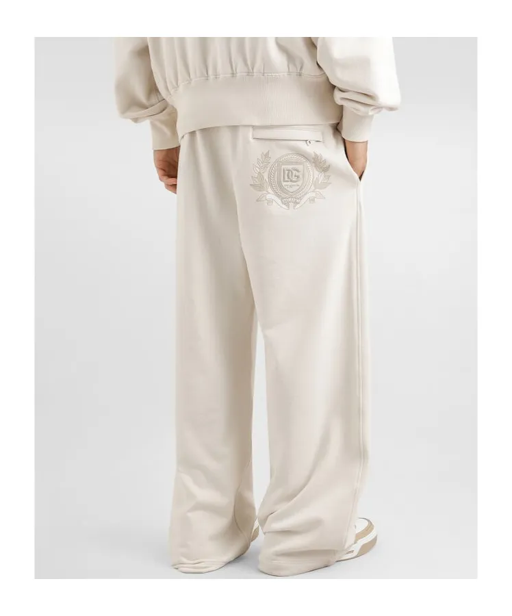 Logo Embroidered Jersey Jogging Pants