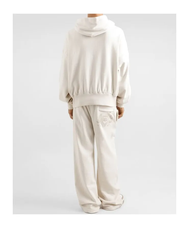 Logo Embroidered Jersey Jogging Pants