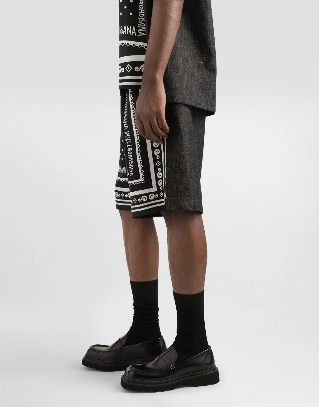 Logo Printed Bermuda Shorts