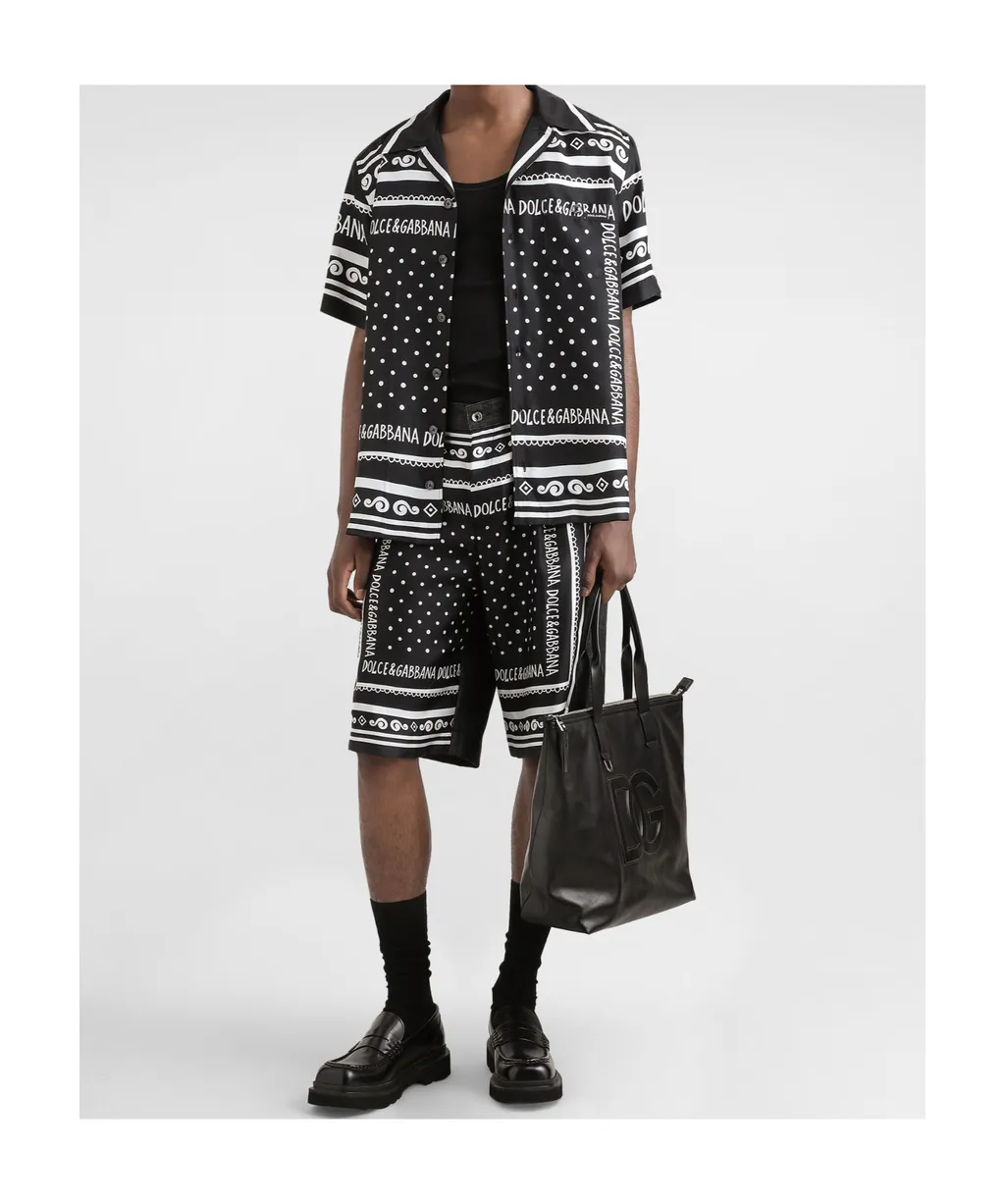 Logo Printed Bermuda Shorts