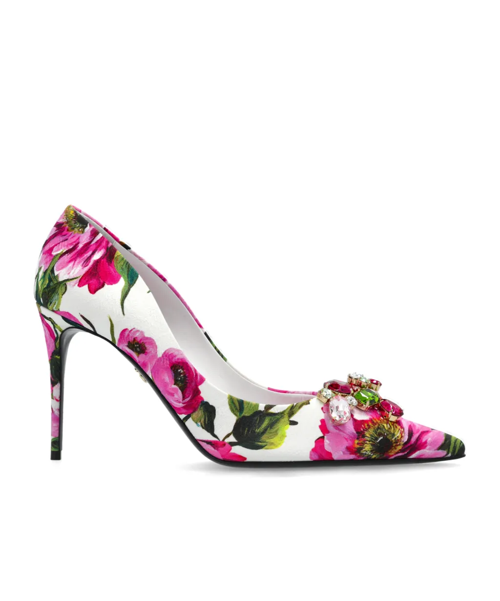 Floral Printed Pumps