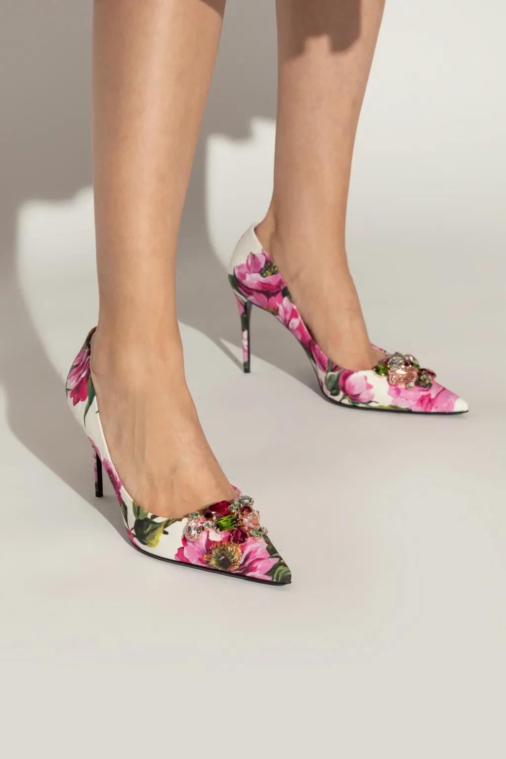 Floral Printed Pumps