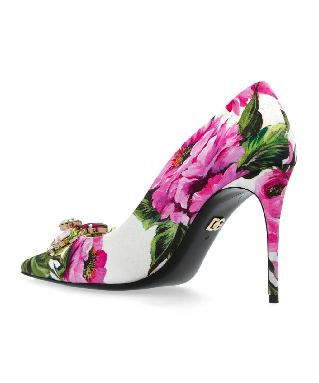 Floral Printed Pumps