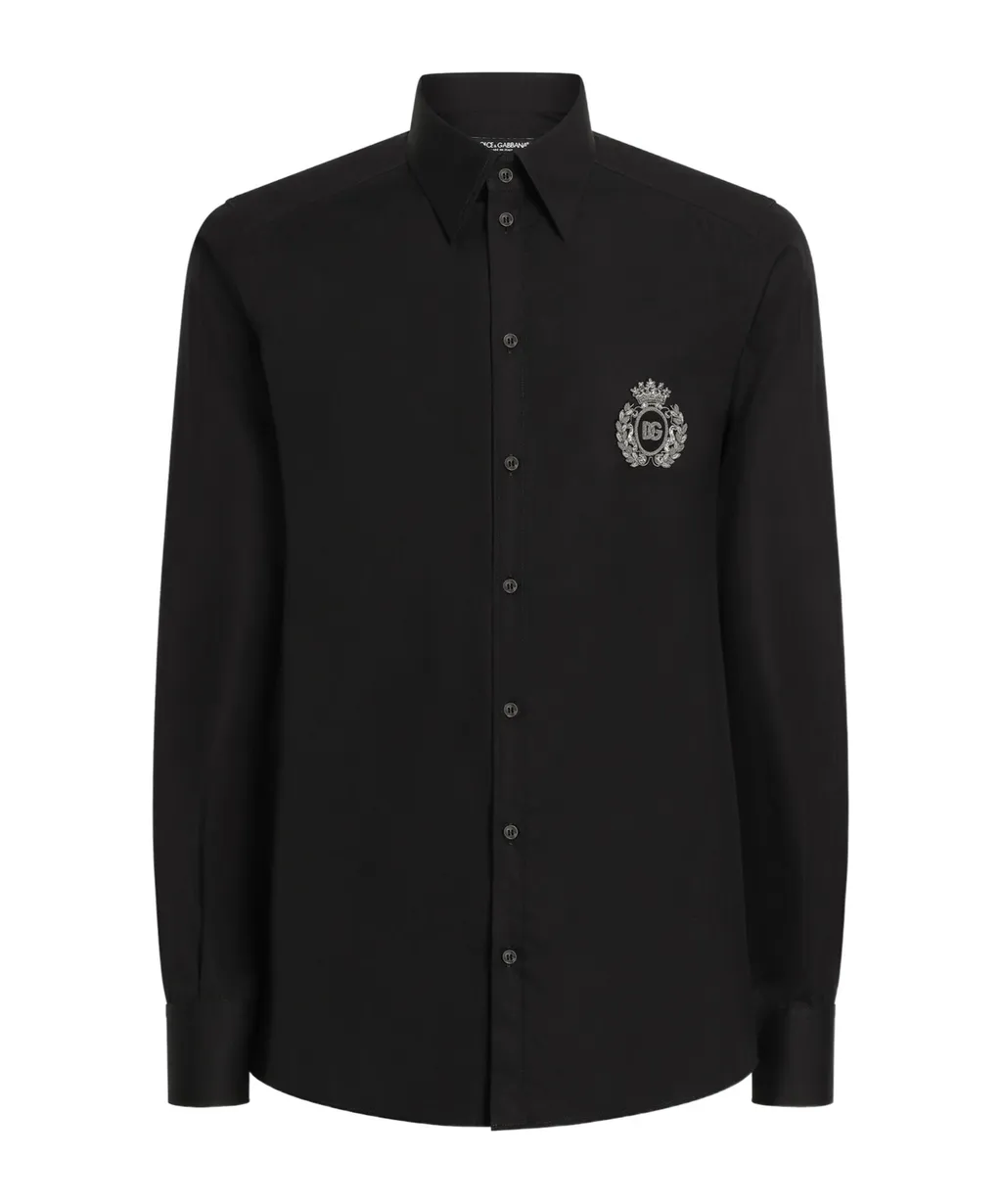 Heraldic Patch Long-Sleeved Shirt