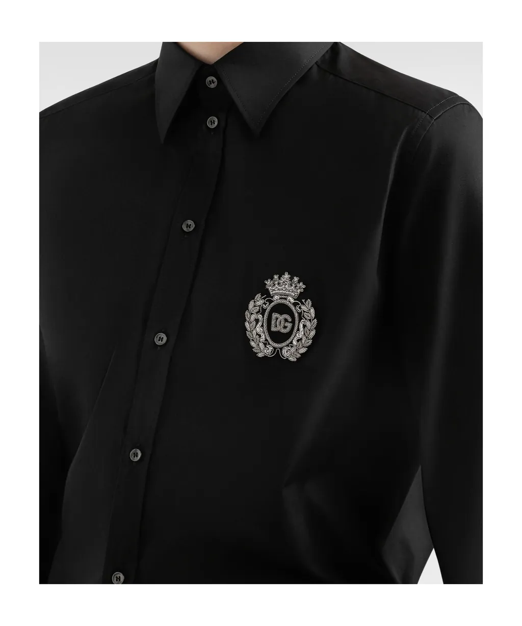 Heraldic Patch Long-Sleeved Shirt