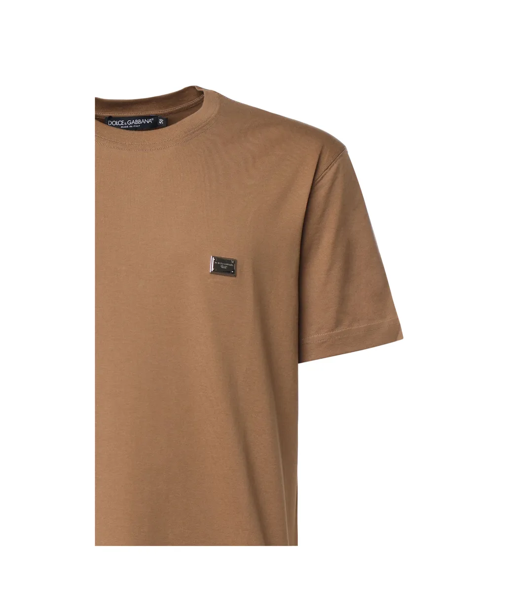 Logo Tag Crewneck T-Shirt