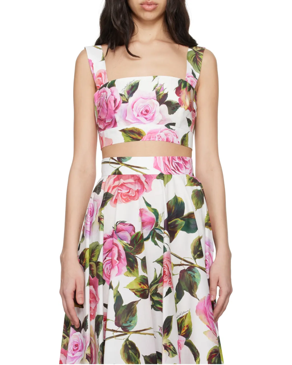 Floral Printed Cropped Top