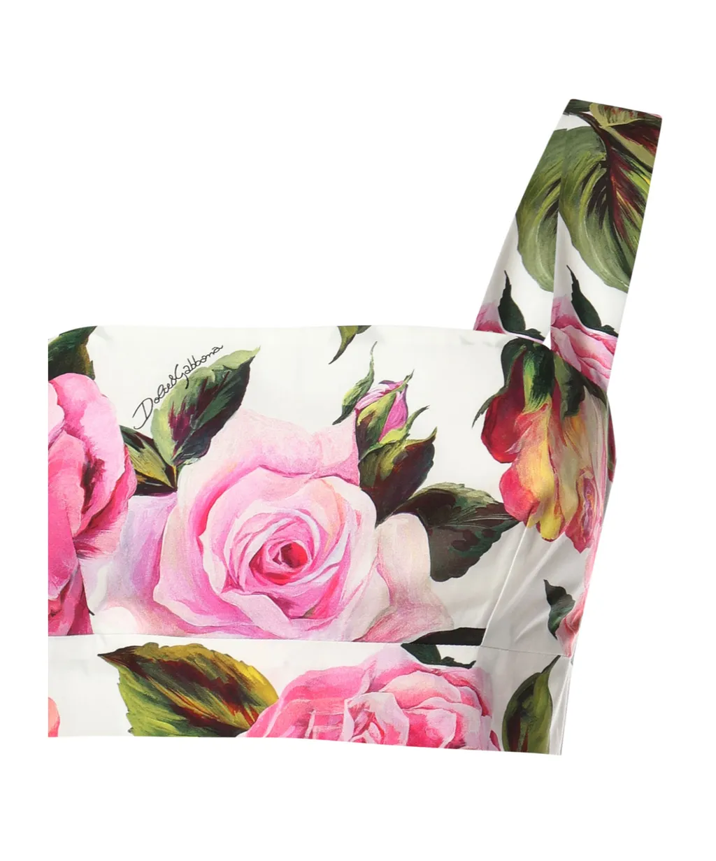 Floral Printed Cropped Top