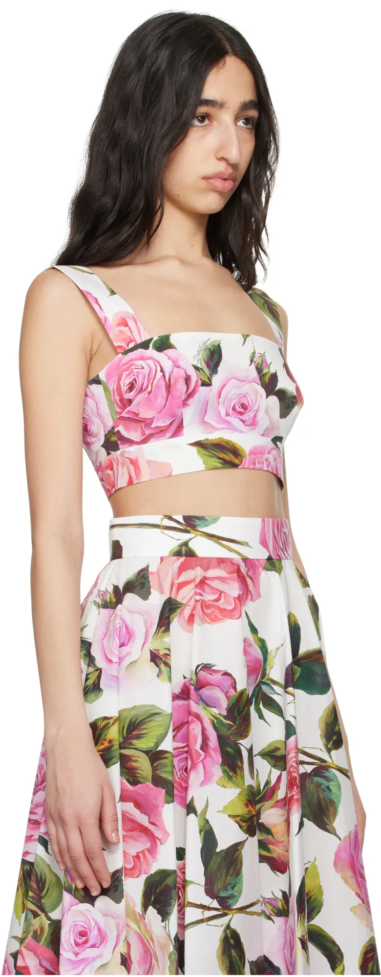 Floral Printed Cropped Top