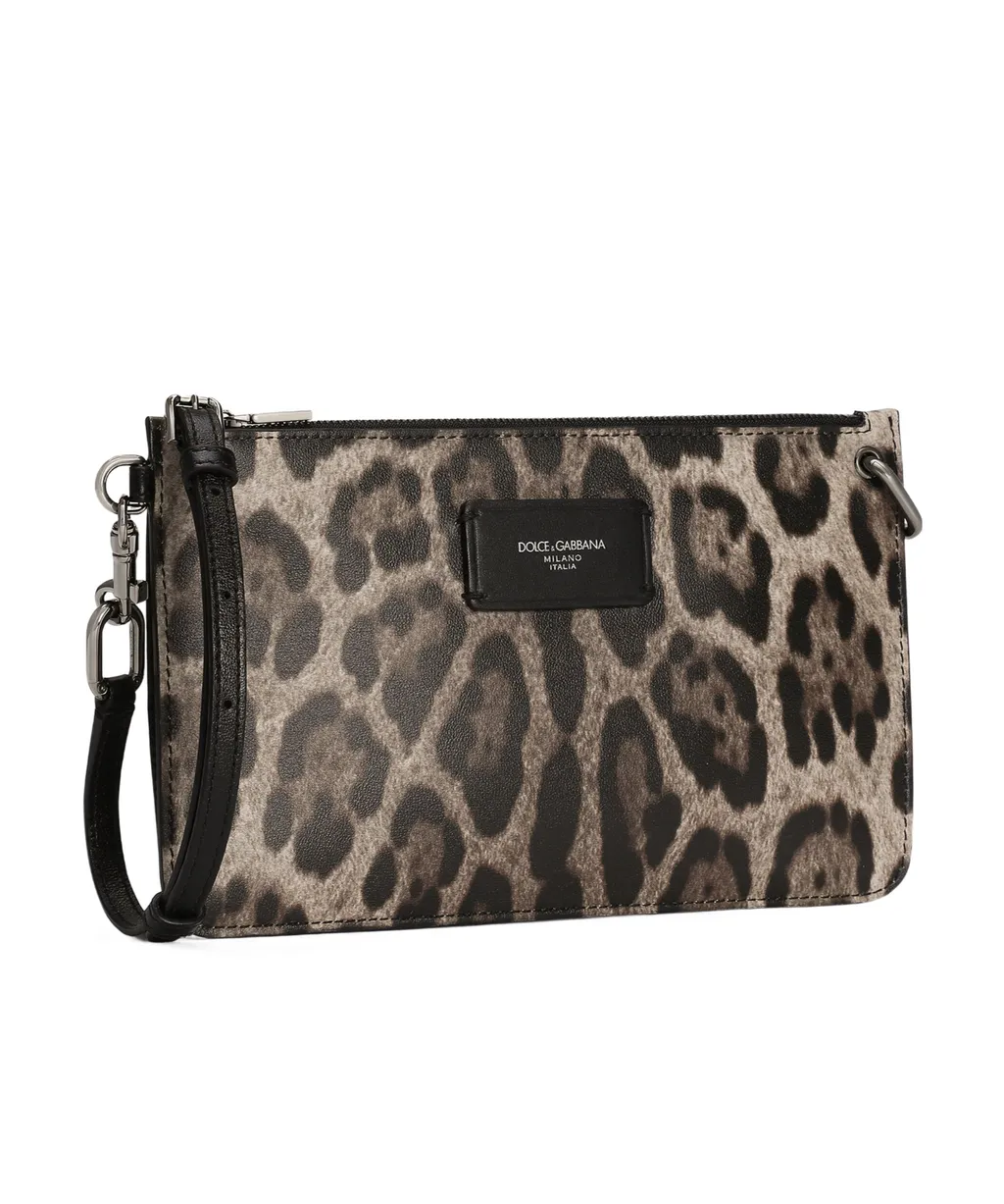 Leopard-Print Toiletry Bag