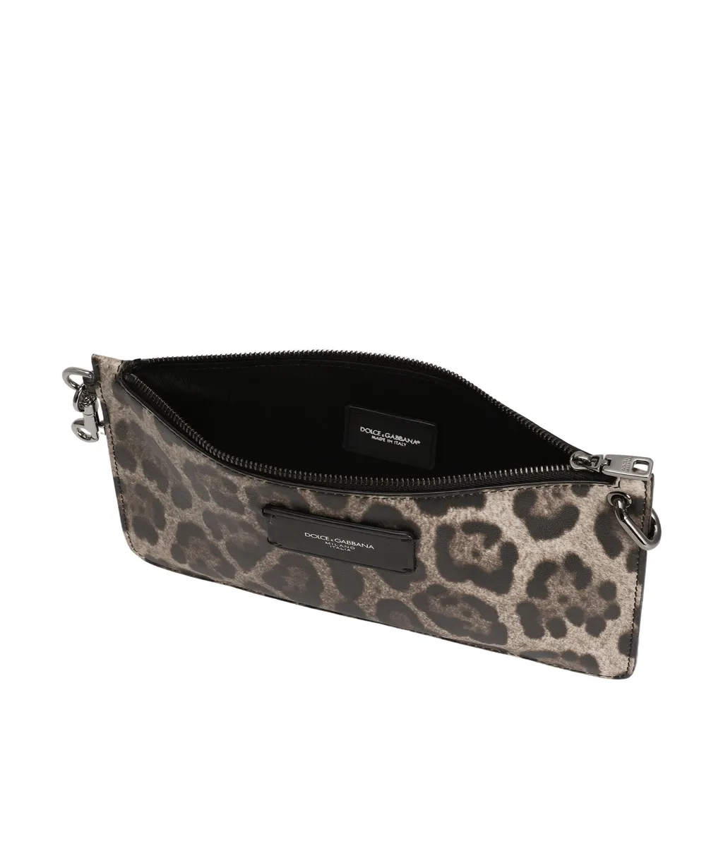 Leopard-Print Toiletry Bag