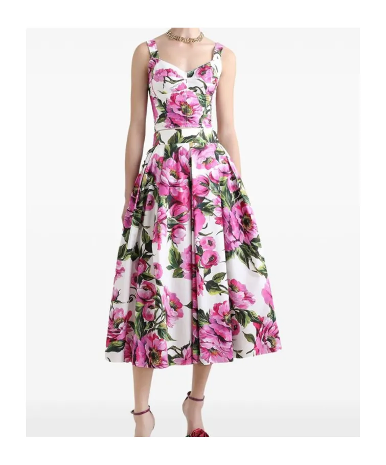 Floral Printed Bustier Top