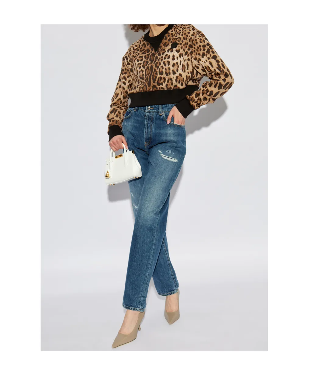 Leopard Printed Sweatshirt