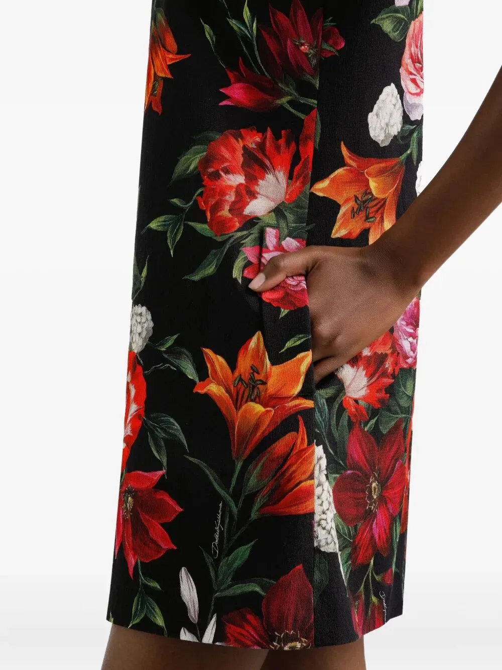 Floral-Print Mini Dress