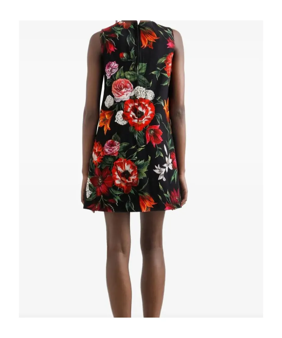Floral-Print Mini Dress