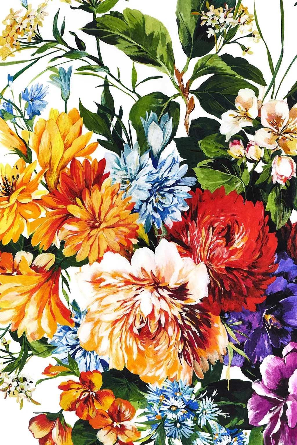 Floral Print Scarf