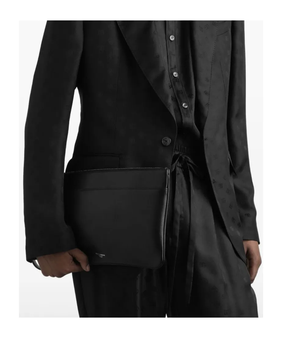 Wrist Strap Zipped Clutch Bag