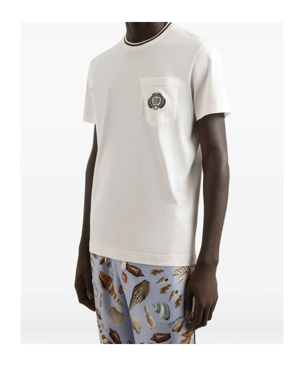 Logo-Embroidered Pocket T-Shirt