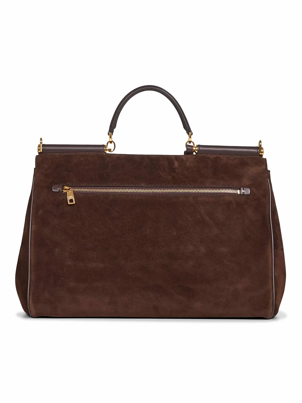Logo Tag Top Handle Bag