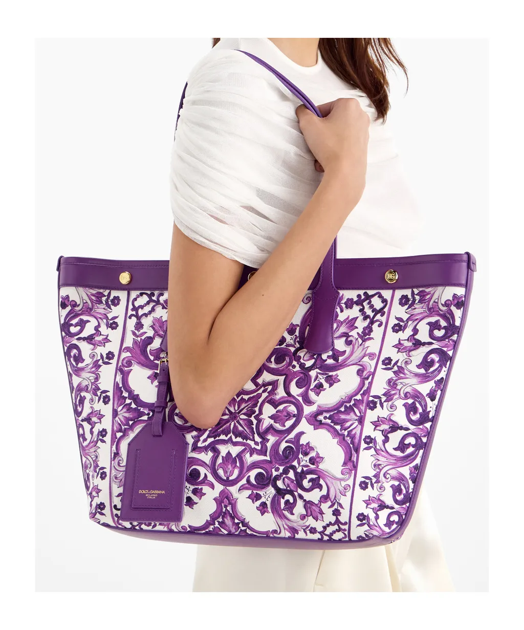 Majolica Printed Tote Bag
