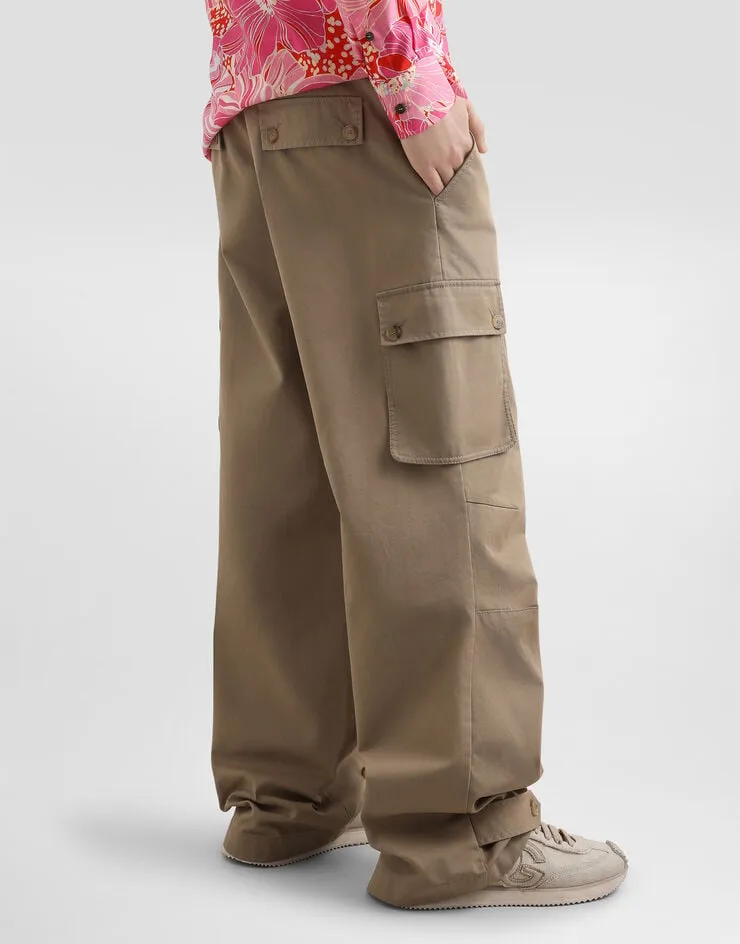 Straight Leg Cargo Trousers