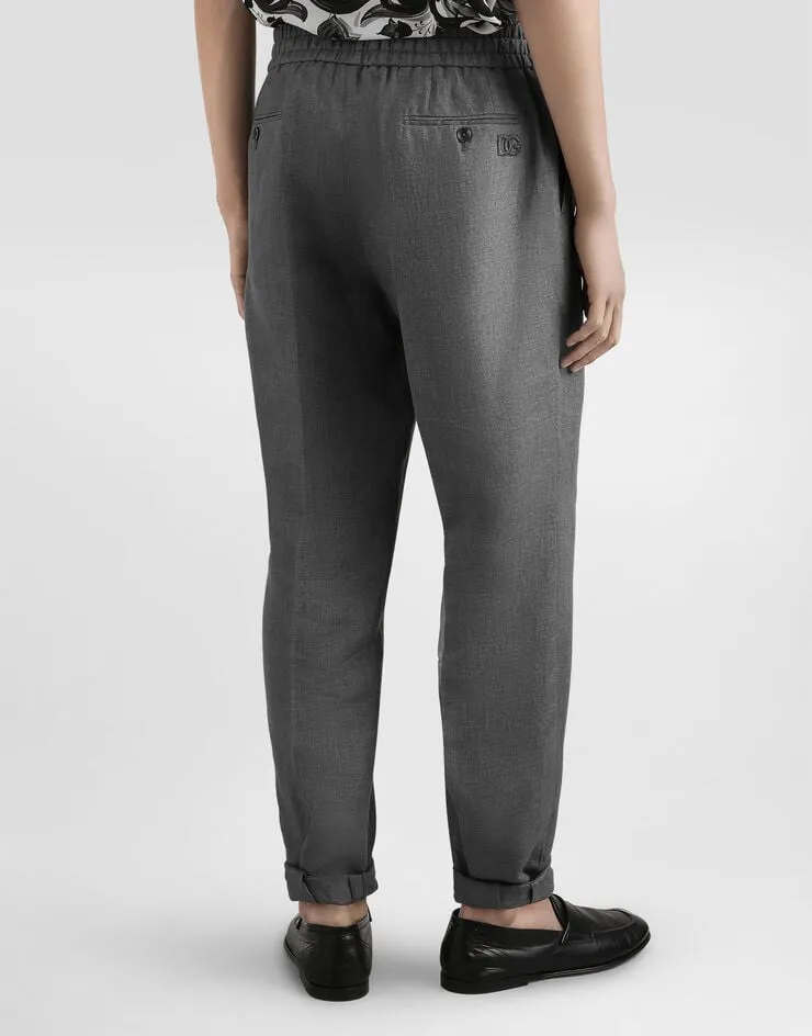 Pressed Creased Jogging Trousers