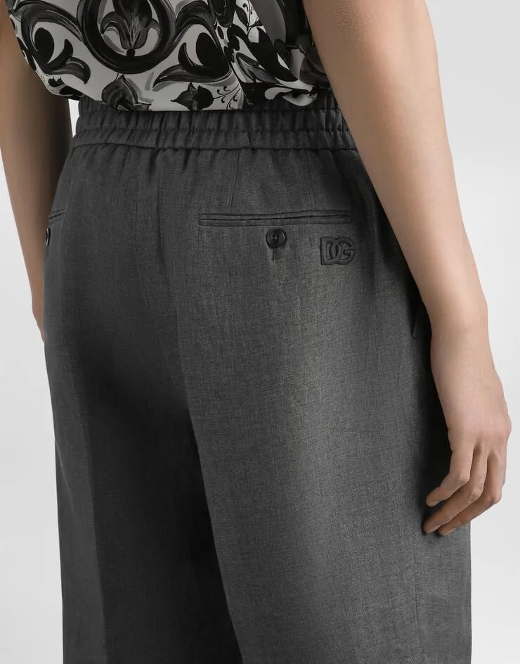 Pressed Creased Jogging Trousers