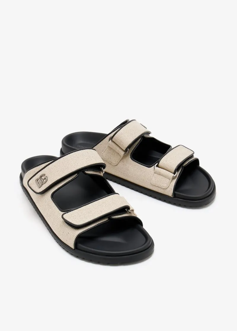 Double-Strap Canvas Slides