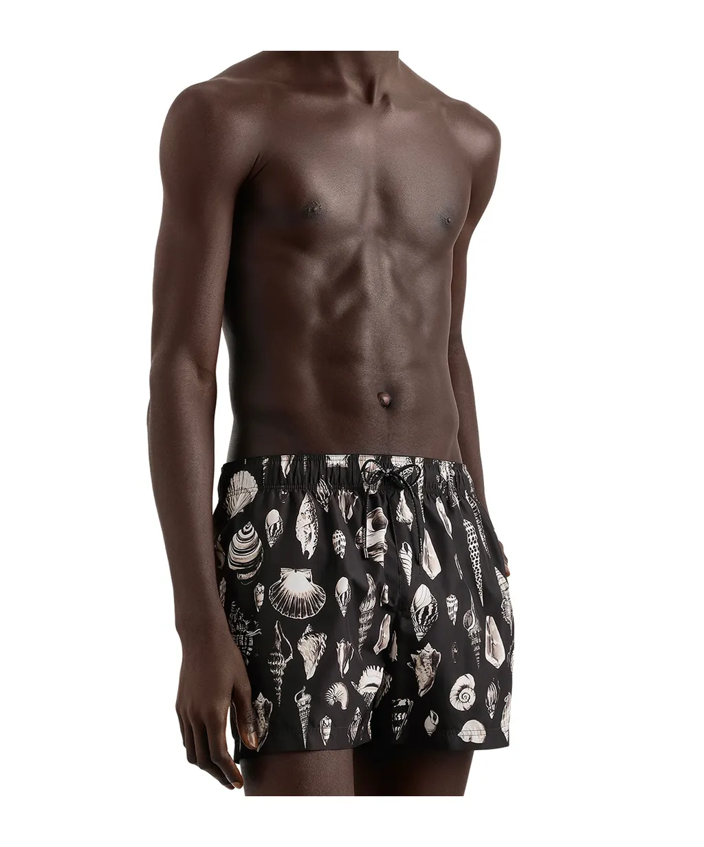 Shell-Print Swim Shorts