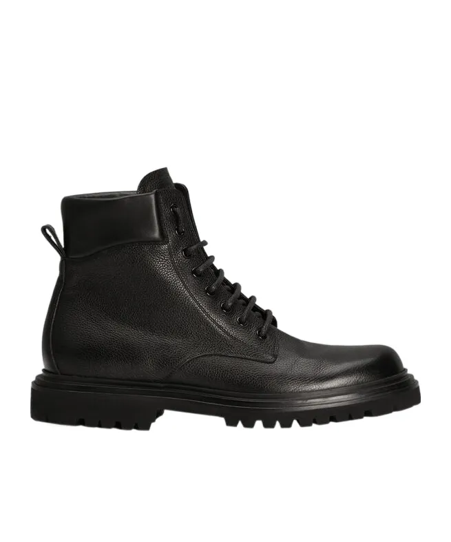 Logo Debossed Ankle Boots