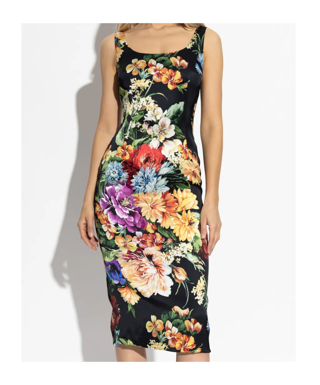 Floral Printed Midi Dress