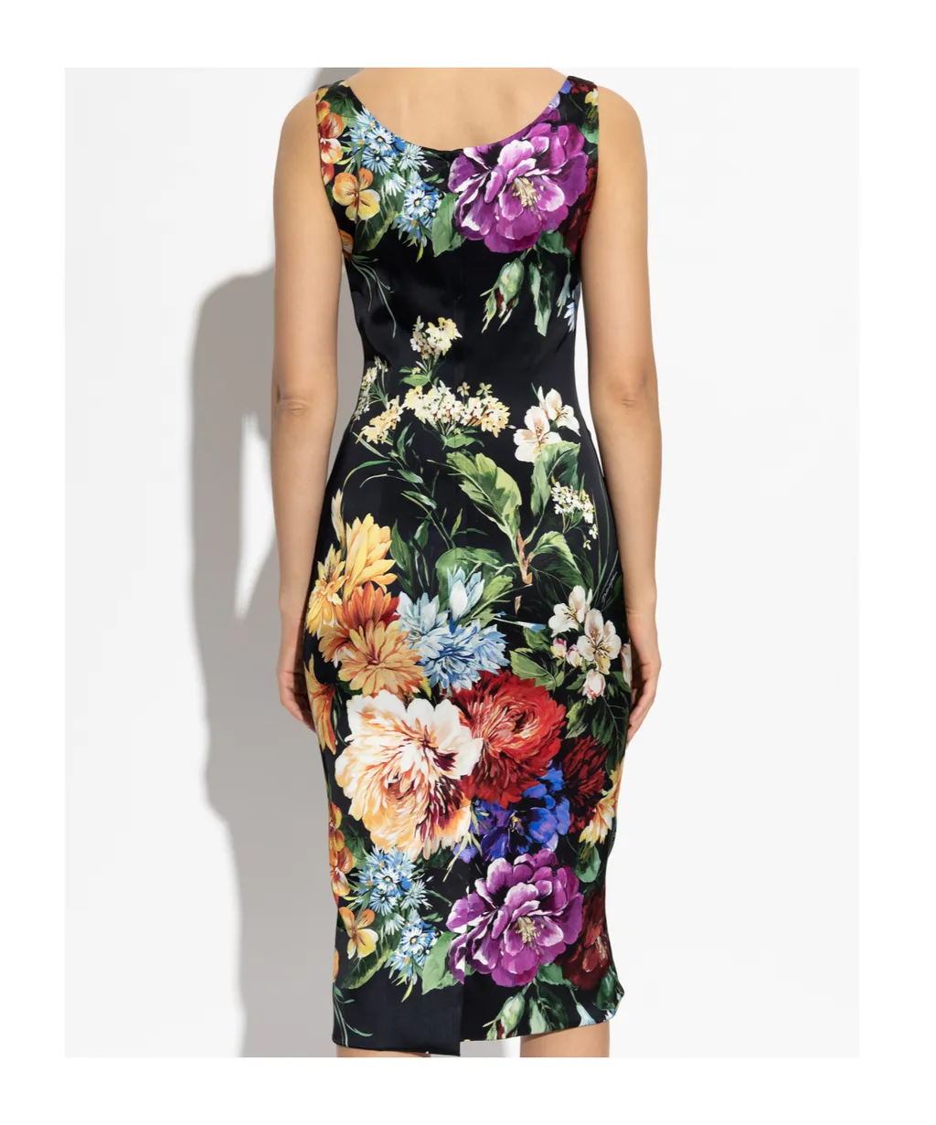 Floral Printed Midi Dress