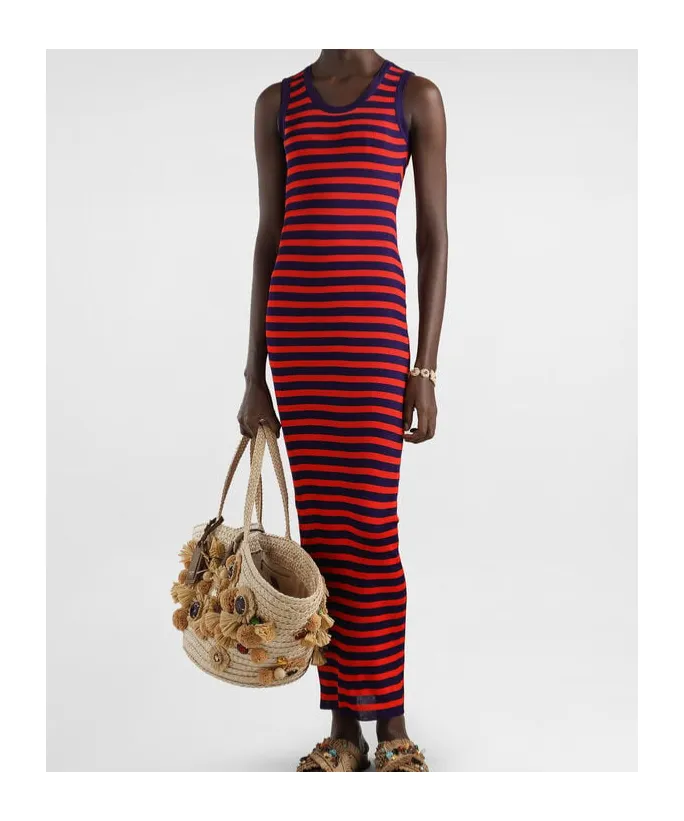 Striped Midi Dress