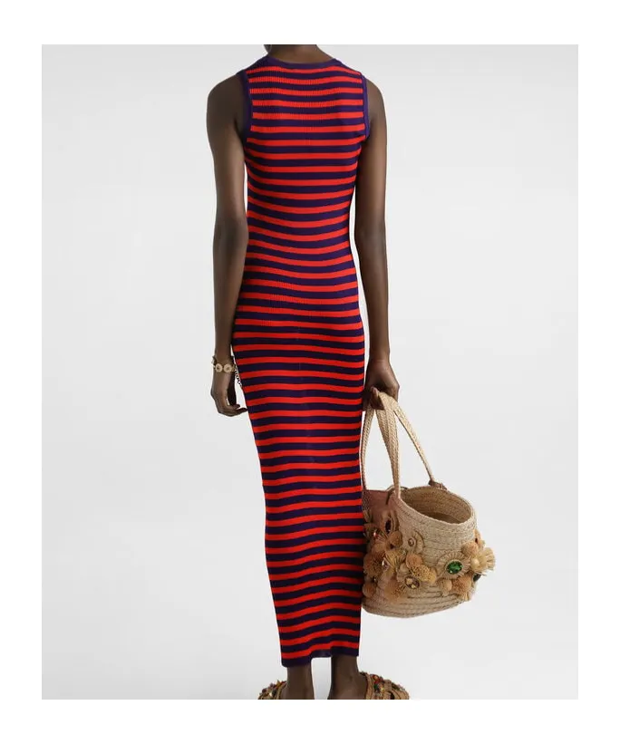 Striped Midi Dress